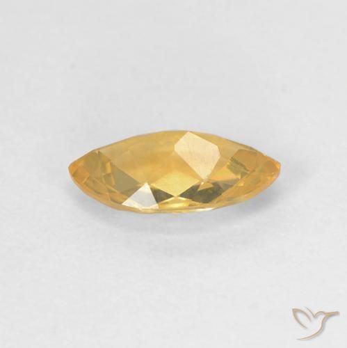 Citrino Laranja Médio Natural 0.85ct, Marquesa, VVS-VS