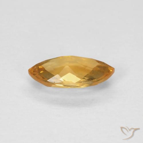 Citrino Medium Light Orange-Gold Natural 0.81ct, Marquesa, VS