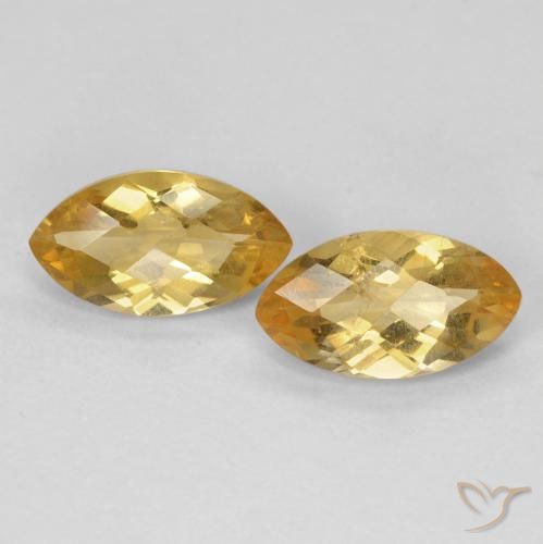 1.82ctw Natural Dourado Citrino, Marquesa, VS