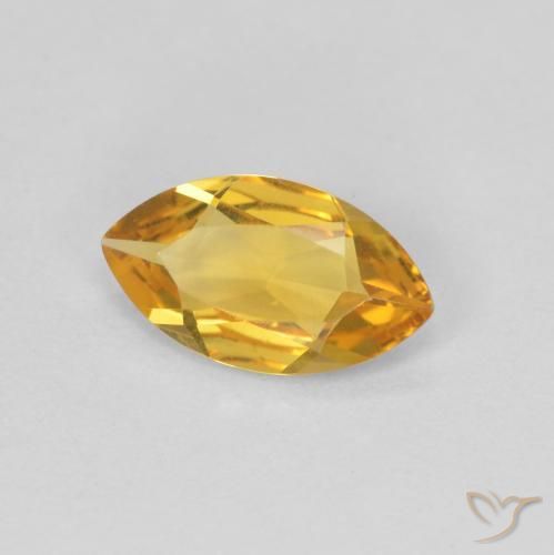 Citrino Dourado Natural 0.65ct, Marquesa, VVS-VS