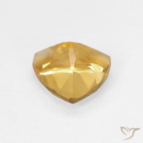 Citrino ouro médio Natural 0.94ct, Trilhão, VVS