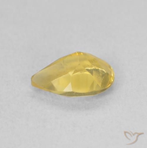 Citrino Dourado médio Natural 0.62ct, Formato de pêra, VVS