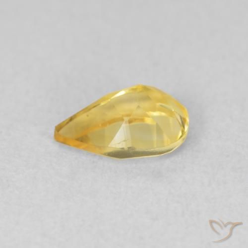 Citrino Laranja Dourada Natural 0.64ct, Formato de pêra, VVS