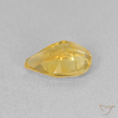 Citrino Laranja Dourada Natural 0.69ct, Formato de pêra, VS
