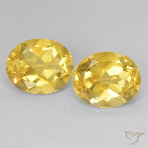 6.90ctw Natural Dourado médio Citrino, oval, VVS-VS