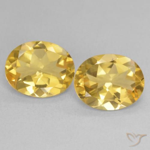 6.41ctw Natural Laranja Dourada Citrino, oval, VVS-VS