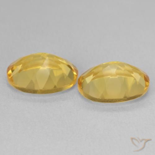 Pedras preciosas de Citrino Laranja Dourada natural de 6.41 ct, oval, VVS-VS