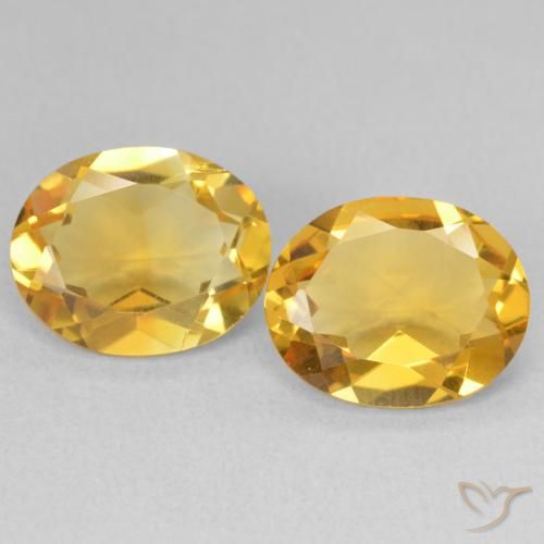 5.81ctw Natural Dourado Citrino, oval, VVS-VS