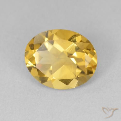 Citrino Dourado Natural 2.98ct, oval, VS