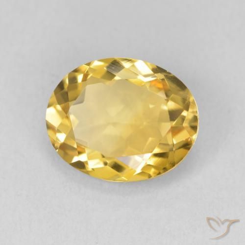 Citrino Dourado Natural 3.23ct, oval, VS