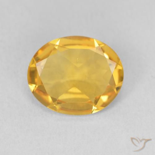 2.57ct Natural ouro médio Citrino, oval, VS