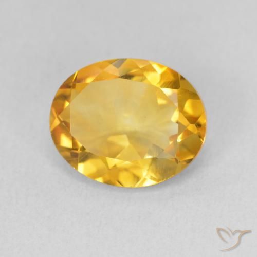 Citrino Dourado Natural 2.85ct, oval, VS