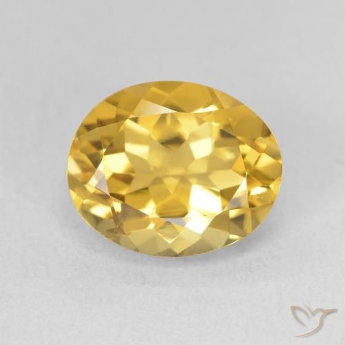 3.51ct Natural Dourado médio Citrino, oval, VS