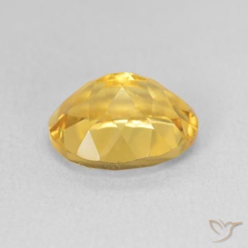 Citrino Dourado médio Natural 3.51ct, oval, VS
