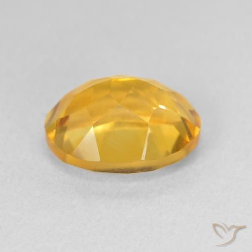 Citrino ouro brilhante Natural 3.87ct, oval, VS
