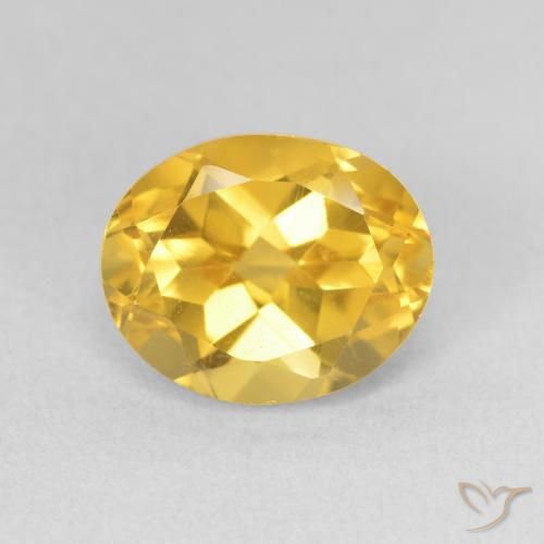 3.42ct Natural ouro brilhante Citrino, oval, VS