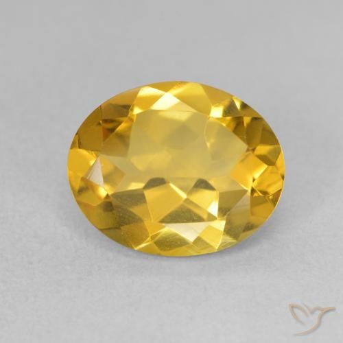 3.08ct Natural Dourado médio Citrino, oval, VVS-VS