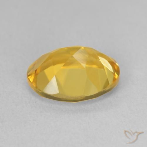 Citrino Dourado médio Natural 3.08ct, oval, VVS-VS