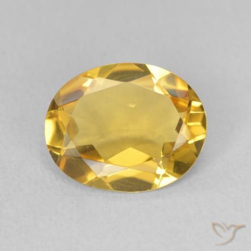 2.53ct Natural Laranja Dourada Citrino, oval, VVS-VS