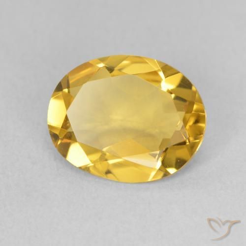Citrino Laranja Dourada Natural 2.53ct, oval, VVS-VS