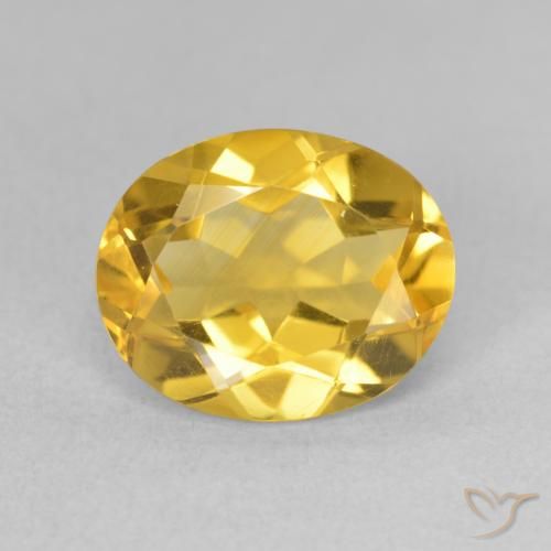 3.15ct Natural Laranja Dourada Citrino, oval, VVS-VS
