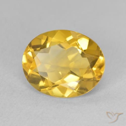 Citrino Laranja Dourada Natural 3.15ct, oval, VVS-VS