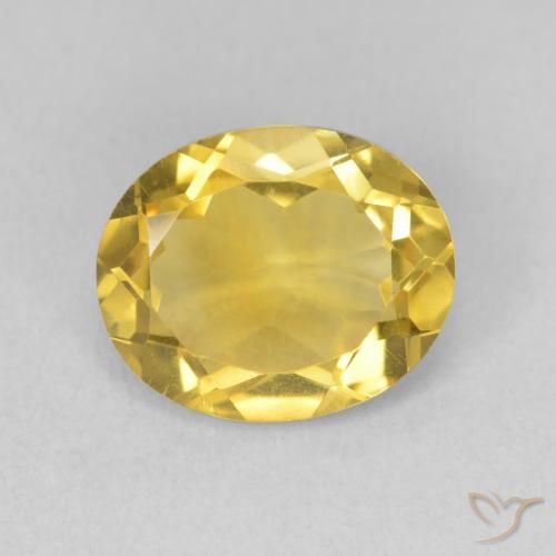 3.17ct Natural Dourado médio Citrino, oval, VVS-VS
