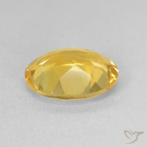 Citrino Dourado médio Natural 3.17ct, oval, VVS-VS