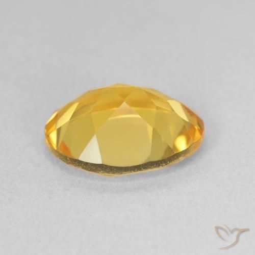 Citrino Dourado médio Natural 2.95ct, oval, VVS-VS