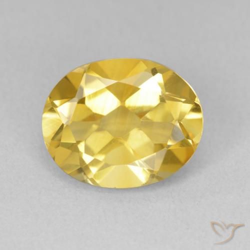3.21ct Natural Dourado médio Citrino, oval, VVS-VS