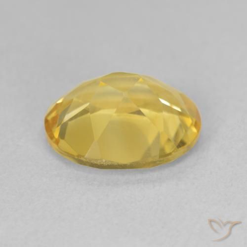 Citrino Dourado médio Natural 3.21ct, oval, VVS-VS