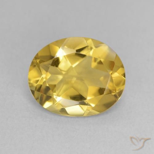 2.95ct Natural Laranja Dourada Citrino, oval, Translúcido
