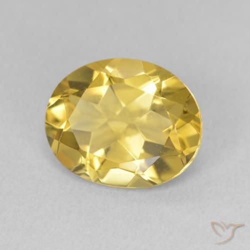 Citrino Laranja Dourada Natural 2.95ct, oval, Translúcido