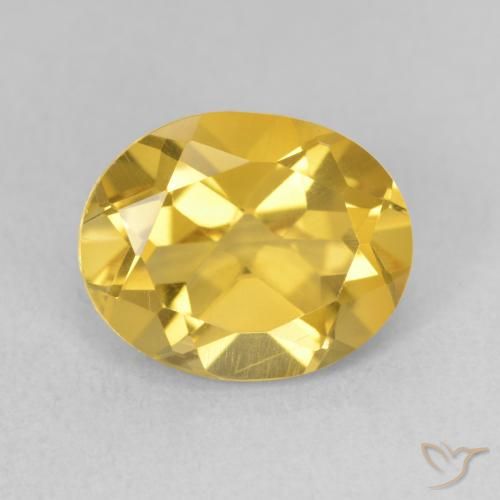 3.22ct Natural Laranja Dourada Citrino, oval, VS