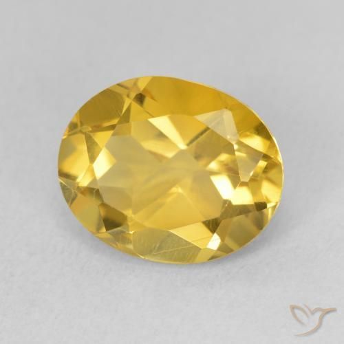 Citrino Laranja Dourada Natural 3.22ct, oval, VS