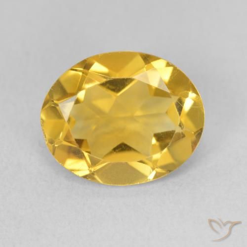 2.85ct Natural Dourado médio Citrino, oval, VS