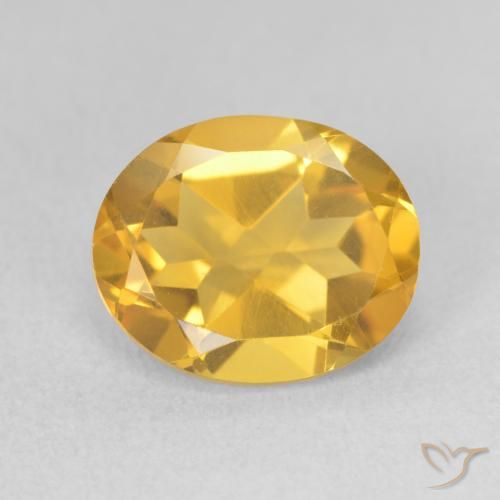 3.27ct Natural Dourado-Laranja Citrino, oval, VS