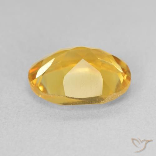 Citrino Laranja Dourada Natural 3.29ct, oval, VS