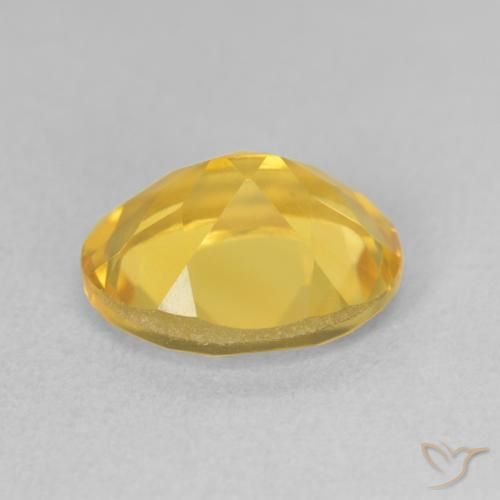 Citrino Dourado médio Natural 3.17ct, oval, VS