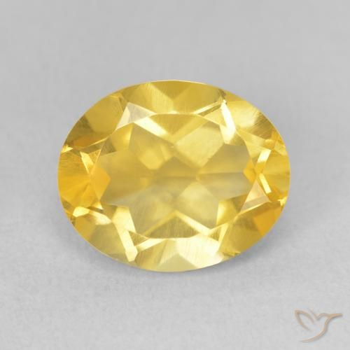 3.26ct Natural Dourado médio Citrino, oval, VS