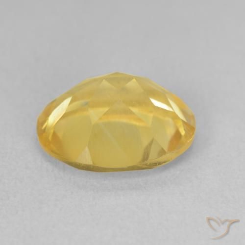 Citrino Dourado médio Natural 3.26ct, oval, VS
