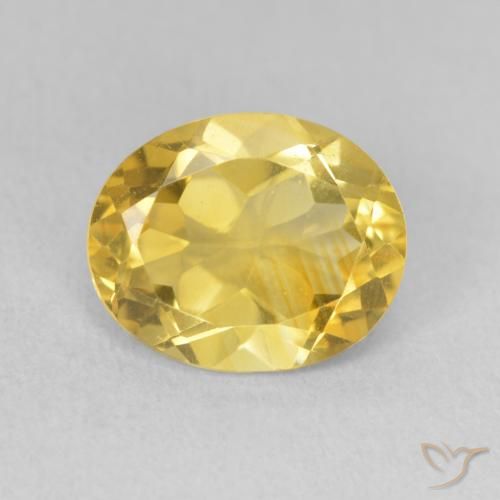 2.89ct Natural Laranja Dourada Citrino, oval, VS