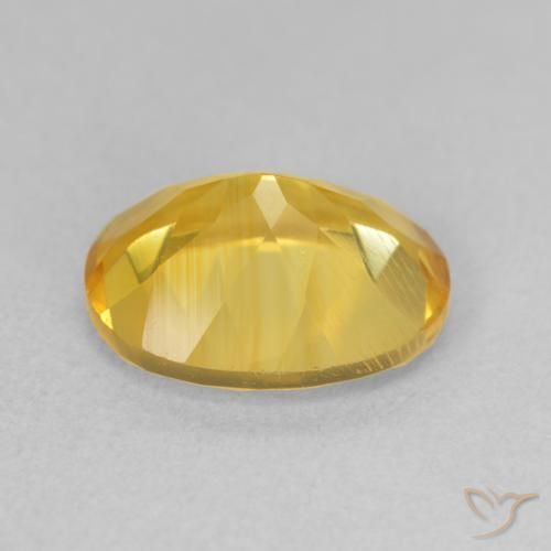 Citrino Dourado médio Natural 3.18ct, oval, VS