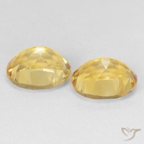 Pedras preciosas de Citrino ouro brilhante natural de 7.61 ct, oval, VVS-VS