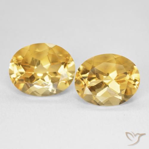 7.30ctw Natural ouro profundo Citrino, oval, VVS-VS