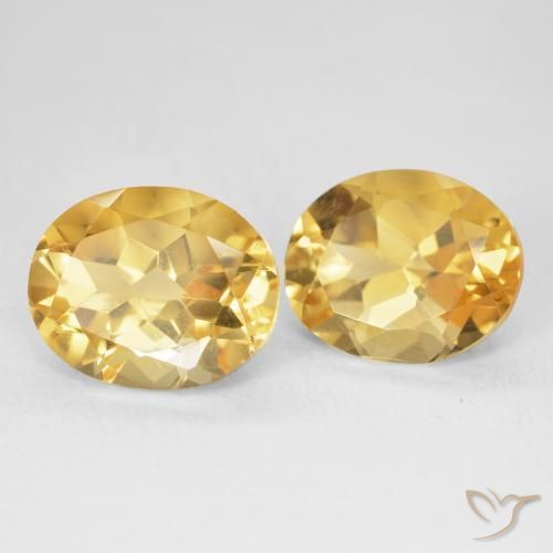 Pedras preciosas de Citrino ouro profundo natural de 7.30 ct, oval, VVS-VS