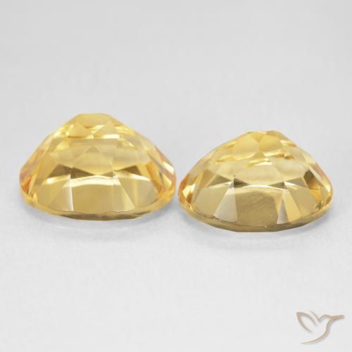 Pedras preciosas de Citrino ouro profundo natural de 7.30 ct, oval, VVS-VS