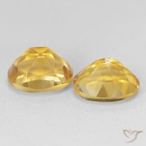 Pedras preciosas de Citrino Dourado natural de 8.32 ct, oval, VVS-VS