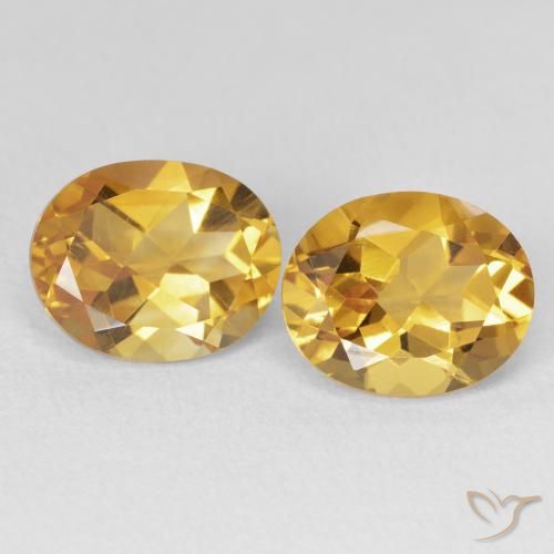 7.31ctw Natural ouro profundo Citrino, oval, VVS-VS