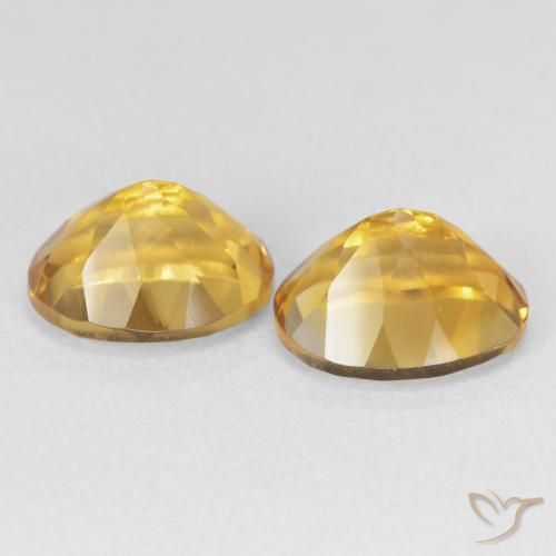 Pedras preciosas de Citrino Dourado natural de 7.40 ct, oval, VVS-VS